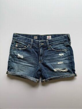 AG Adriano Goldschmied "The Hailey" Ex-Boyfriend Denim Shorts